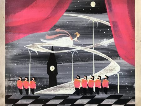 Mary Blair Original Cinderella Concept Painting: Cinderella in Ball Gown Supply