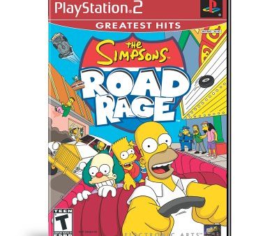 THE SIMPSONS ROAD RAGE - PLAYSTATION 2 For Sale