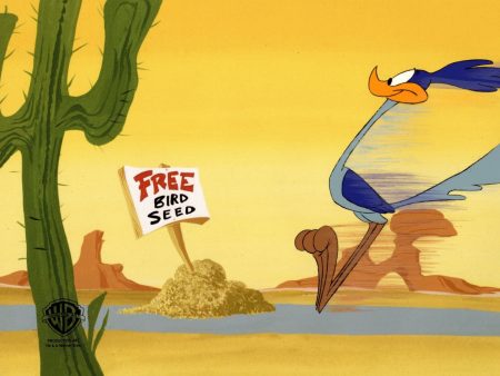 Looney Tunes Original Production Cel: Road Runner For Sale