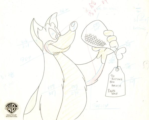 Animaniacs Original Production Drawing: Buttons Online Sale