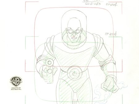 Batman The Animated Series Original Production Layout Drawing: Mr. Freeze Online Sale