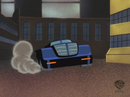 Batman The Animated Series Original Production Cel: Batmobile For Sale