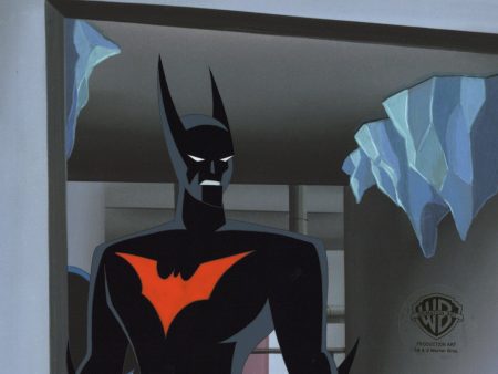 Batman Beyond Original Production Cel with Matching Drawing: Batman For Discount