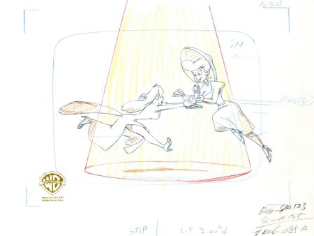 Animaniacs Original Production Drawing: Minerva and Hello Nurse Sale