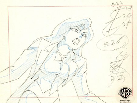 Batman The Animated Series Original Production Layout Drawing: Zatanna Online now