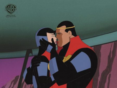 Superman the Animated Series Original Production Cel: Lara-El and Jor-El Online