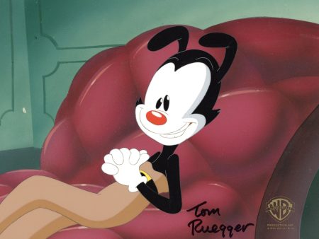 Animaniacs Original Production Cel Signed by Tom Ruegger: Yakko Online now