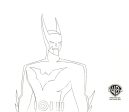 Batman Beyond Original Production Cel with Matching Drawing: Batman For Discount