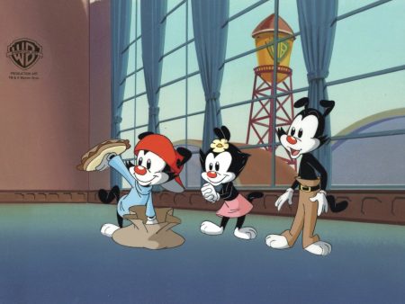 Animaniacs Original Production Cel: Wakko, Yakko, and Dot Fashion