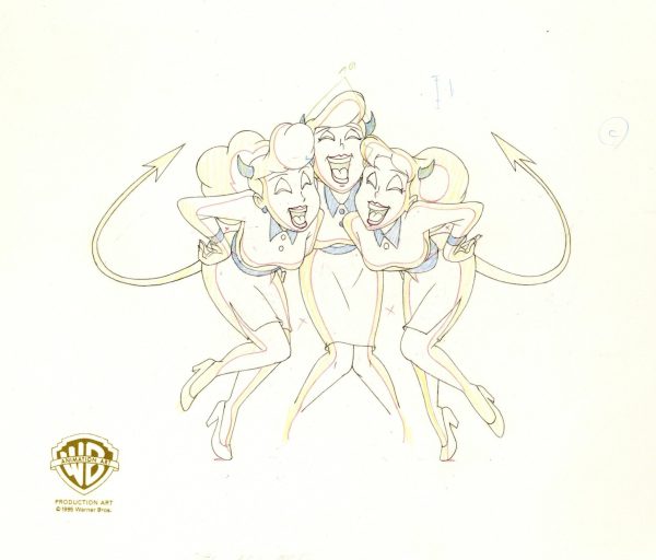 Animaniacs Original Production Drawing: Chorus Girls Sale