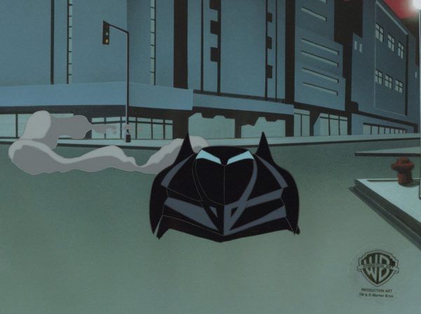 The New Batman Adventures Original Production Cel: Batmobile Sale