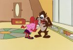 Looney Tunes Original Production Cel: Taz and Molly Supply