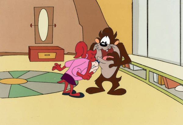 Looney Tunes Original Production Cel: Taz and Molly Supply