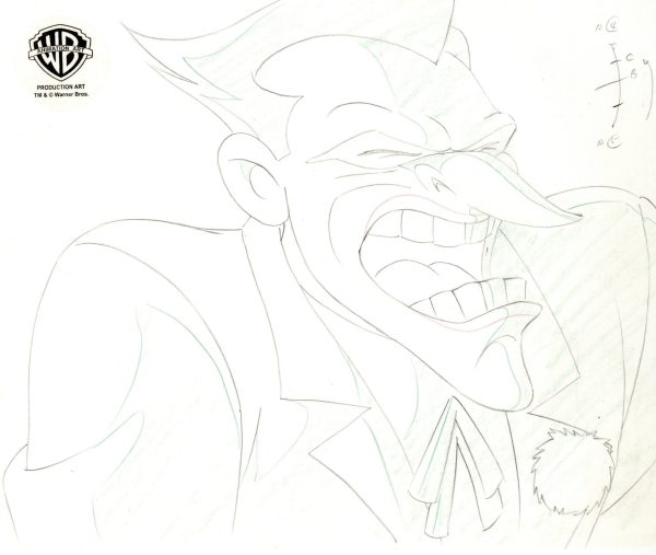 Batman The Animated Series Original Production Drawing: Joker Cheap