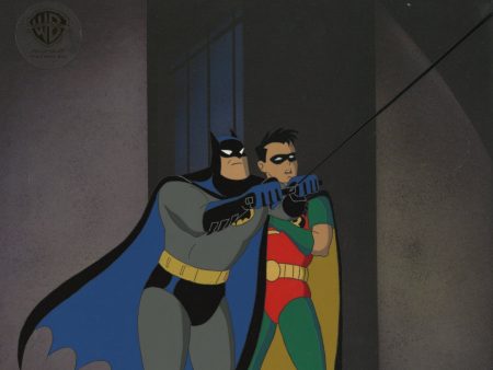 Batman The Animated Series Original Production Cel: Batman and Robin Sale