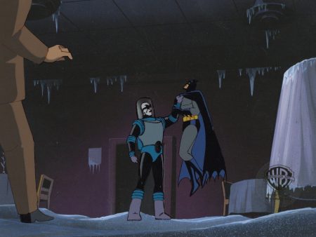 Batman The Animated Series: SubZero Original Production Cel: Batman and Mr. Freeze For Cheap