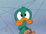 Tiny Toons Original Production Cel with Matching Drawing: Baby Plucky Duck Online Hot Sale