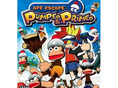 APE ESCAPE PUMPED & PRIMED - PLAYSTATION 2 For Sale