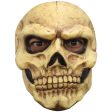 Adult Yellowed Skull Latex Face Mask Sale