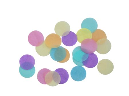 Pastel Multi-color Confetti Paper 5oz Sale