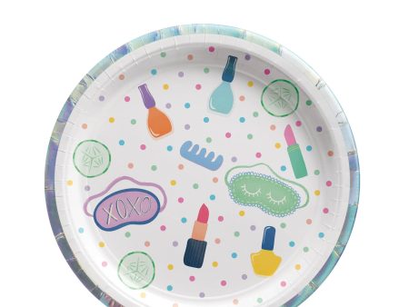 Spa Party Paper Plates 7in 8pcs Discount