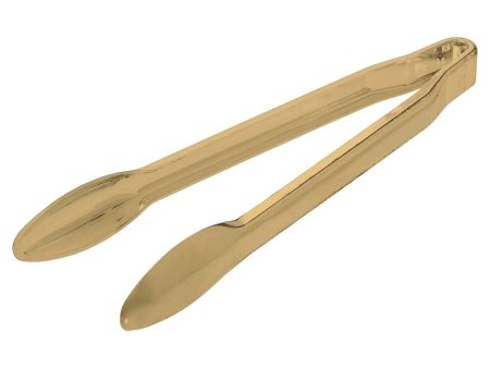 Gold Package Serving Plastic Tongs 2pcs For Sale