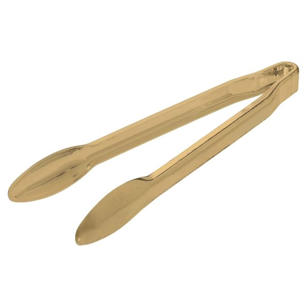 Gold Package Serving Plastic Tongs 2pcs For Sale