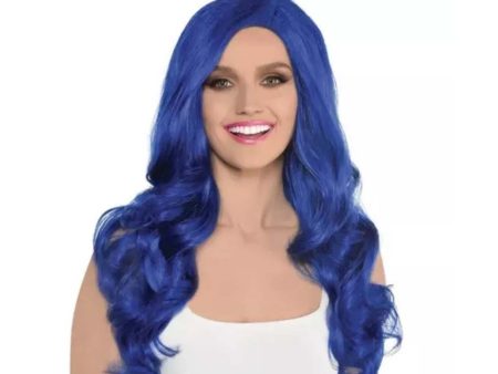 Blue Glam Wig Online Sale