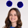 Blue Headbopper Pom Pom Supply