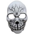 Adult Cracked Skull Latex Face Mask Discount