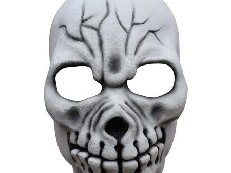 Adult Cracked Skull Latex Face Mask Discount