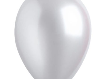 Silver Metallic Latex Balloons 11in, 50pcs Online Sale