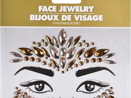 Gold Face Jewels Hot on Sale