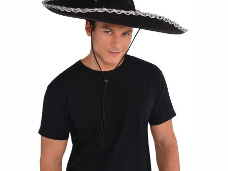 Adult Black Sombrero Fashion