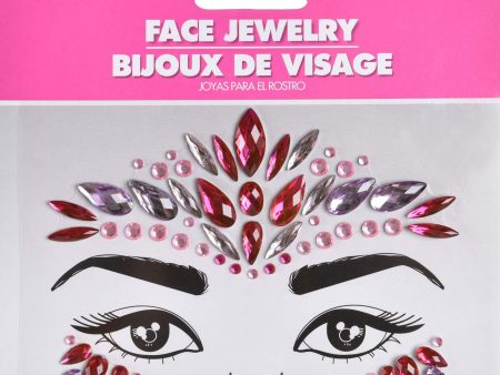 Pink Face Jewels For Discount