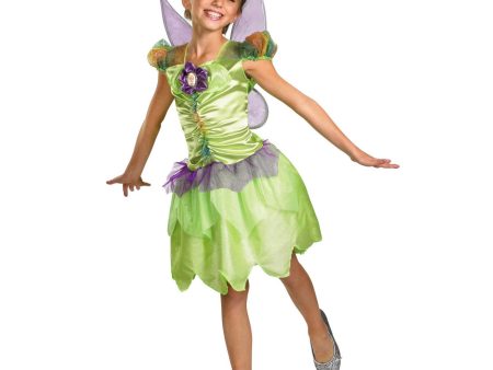 Child Tinker Bell Rainbow Classic Peter Pan Costume on Sale