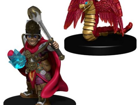 WizKids Miniatures - Wardlings: Boy Cleric & Winged Snake Discount