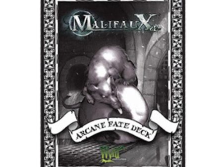 Wyrd Miniatures - Malifaux 2E   Through the Breach RPG: Arcane Fate Deck (Dark) Sale