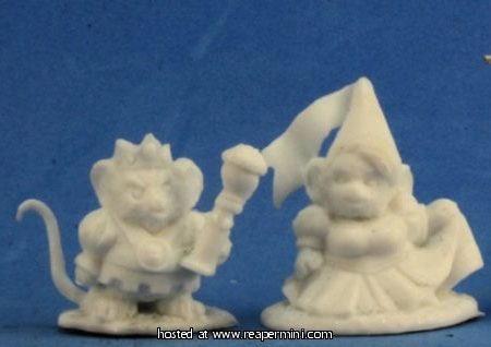 Reaper Miniatures - Mousling King and Princess Hot on Sale